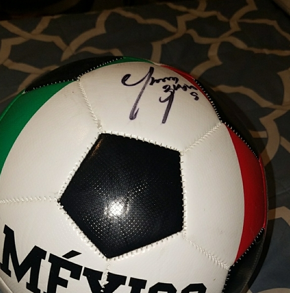Signed Omar Bravo Soccer ball - Picture 2 of 3